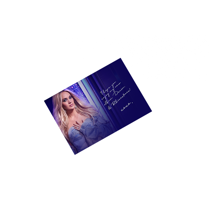 Carrie Underwood - Denim & Rhinestones Photo Card