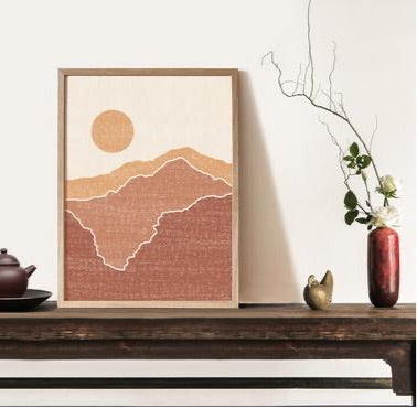 Desert Sunset Art Print 12” x 18” - Rebel Villa