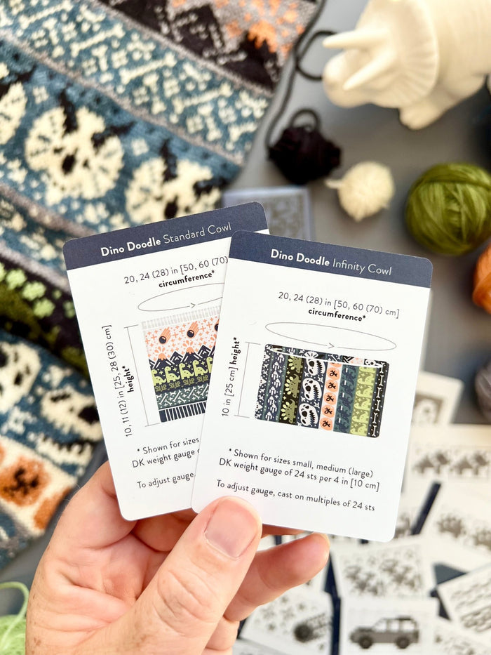 Pacific Knit Co. Dino Doodle Card Expansion Deck -  | Accessories at Michigan Fine Yarns