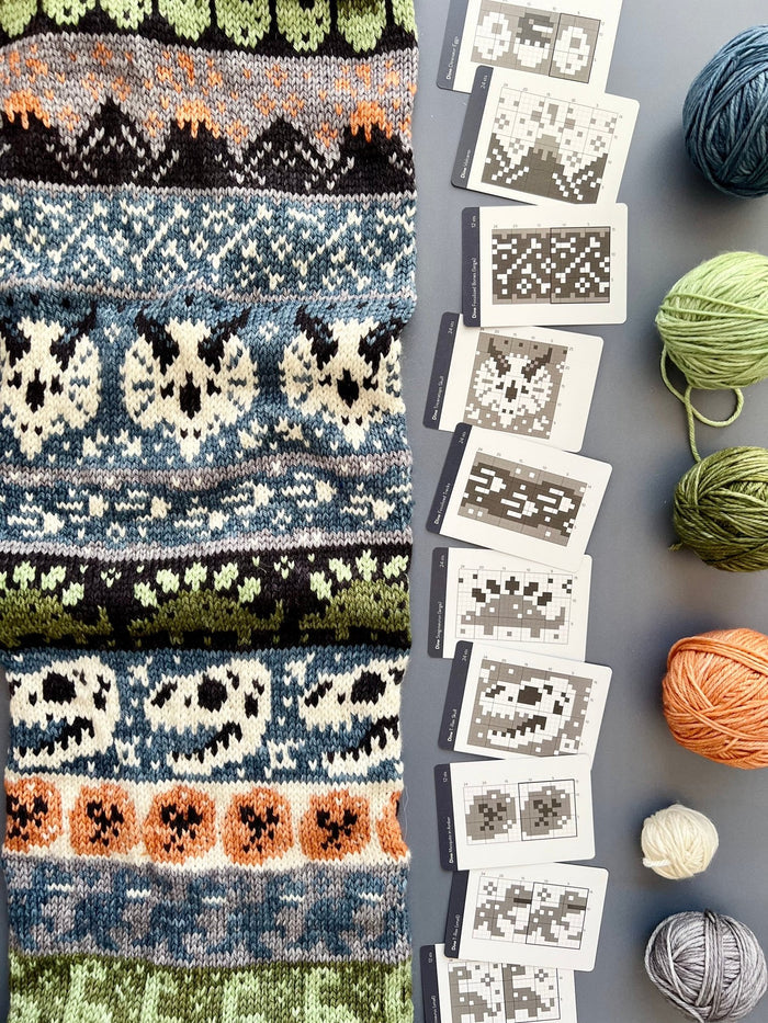 Pacific Knit Co. Dino Doodle Card Expansion Deck -  | Accessories at Michigan Fine Yarns