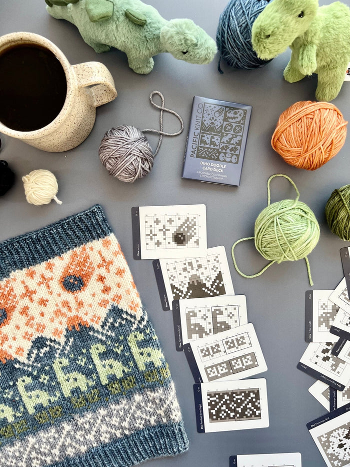 Pacific Knit Co. Dino Doodle Card Expansion Deck -  | Accessories at Michigan Fine Yarns