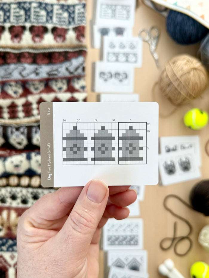 Pacific Knit Co. Dog Doodle Card Deck -  | Patterns at Michigan Fine Yarns