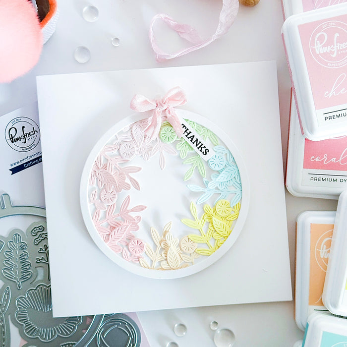 Embroidered Blooms stencil