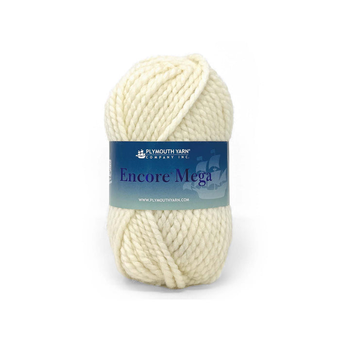 Plymouth Yarns Encore Mega - 256 - Ecru 843273000847 | Yarn at Michigan Fine Yarns
