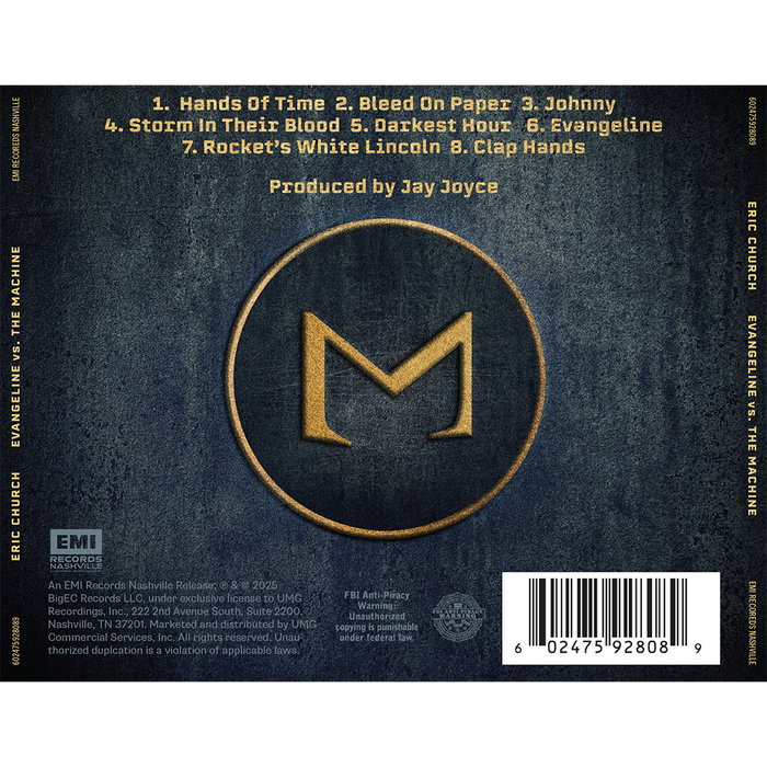 Evangeline vs. The Machine (CD) Back
