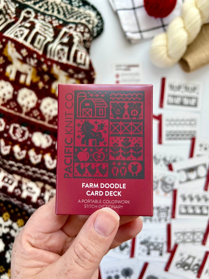 Pacific Knit Co. Farm Doodle Card Expansion Deck -  | Accessories at Michigan Fine Yarns