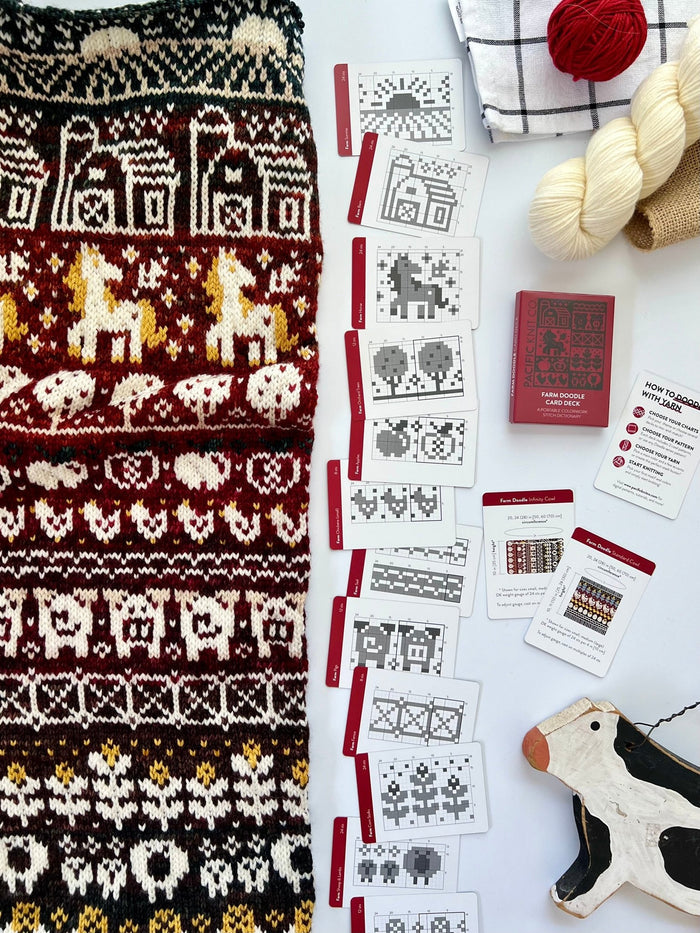 Pacific Knit Co. Farm Doodle Card Expansion Deck -  | Accessories at Michigan Fine Yarns