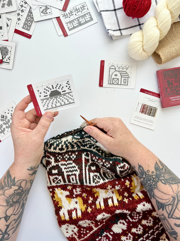 Pacific Knit Co. Farm Doodle Card Expansion Deck -  | Accessories at Michigan Fine Yarns