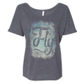 Fly Ladies Scoop Neck T-Shirt