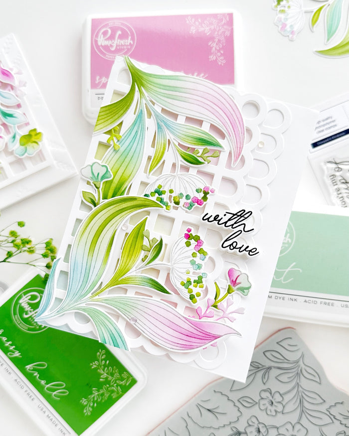 Foliage Flair cling stamp