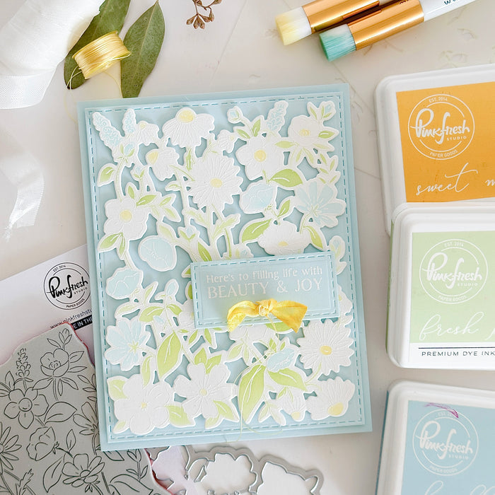Garden Medley cling stamp