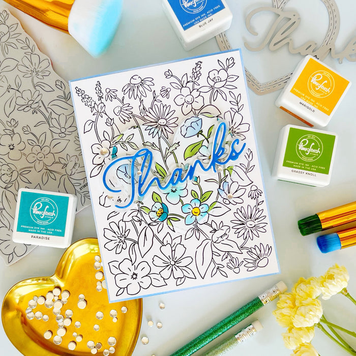 Garden Medley cling stamp