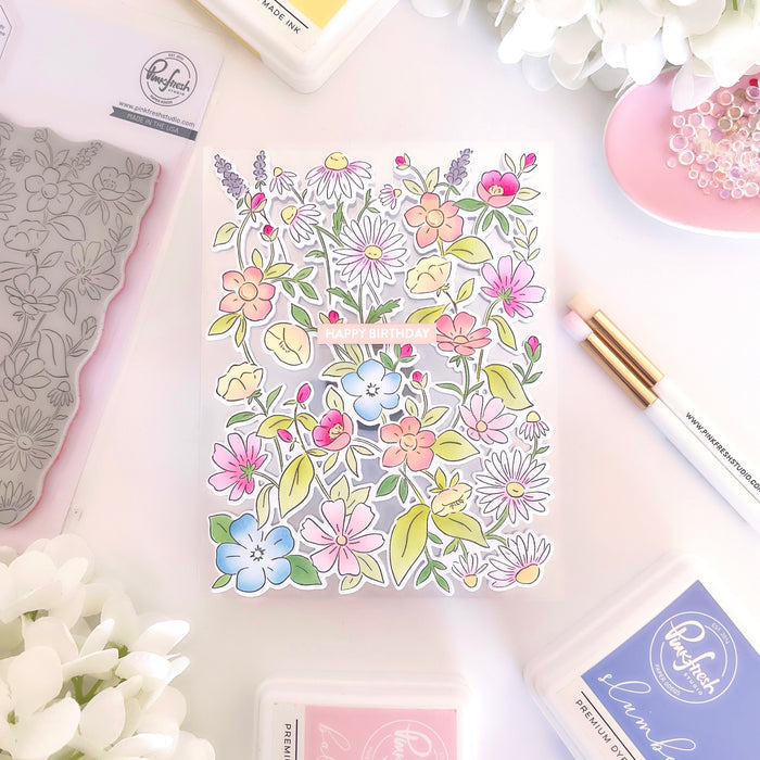 Garden Medley cling stamp