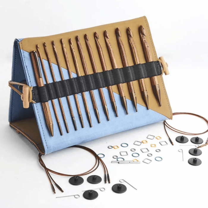 KnitPro Ginger Grande Interchangeable Tunisian Crochet Hook Set - | Crochet Hooks at Michigan Fine Yarns