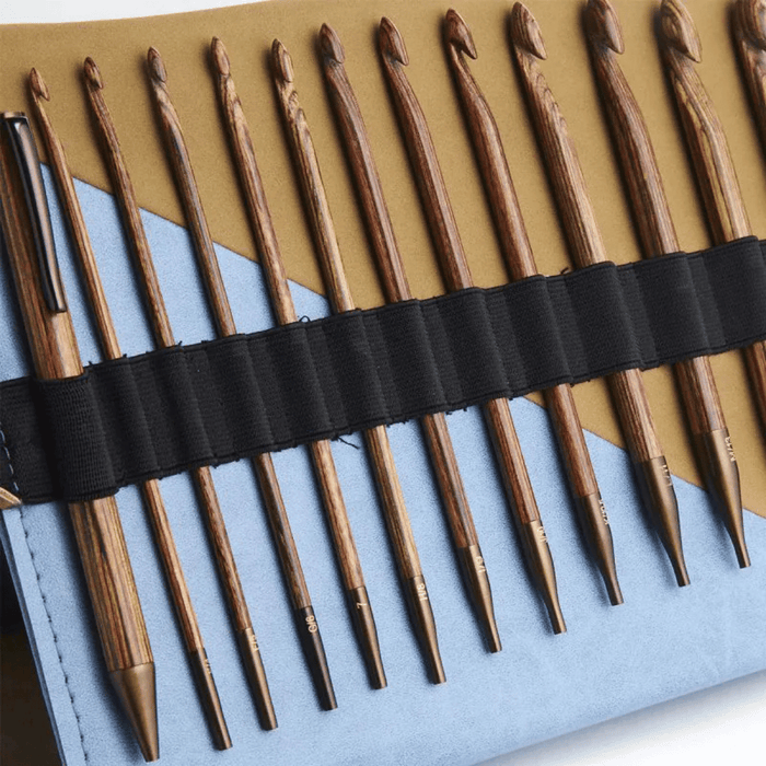 KnitPro Ginger Grande Interchangeable Tunisian Crochet Hook Set - | Crochet Hooks at Michigan Fine Yarns