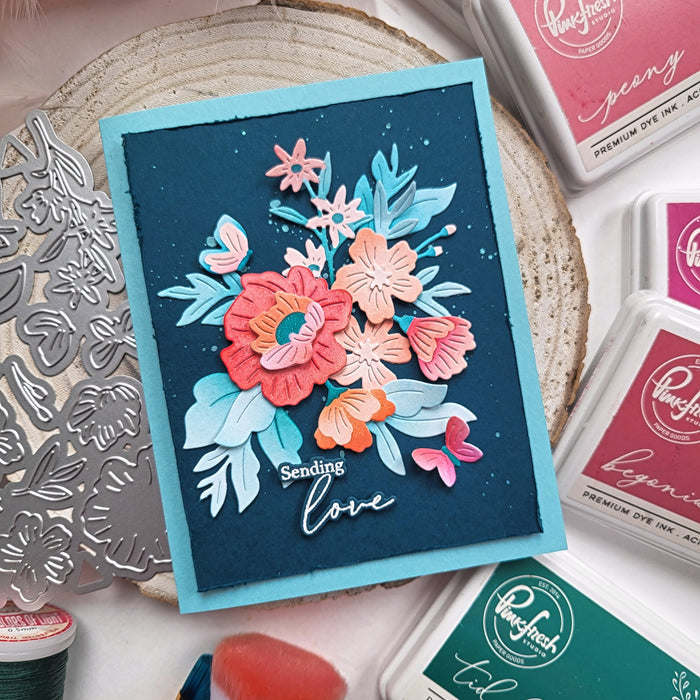Golden Poppies stencil