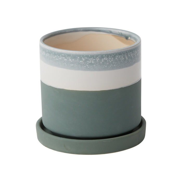 Greer Plant Pot with Tray - Rebel Villa