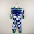 Hanna Andersson Blue Striped Pajamas 80 cm 18-24 Months
