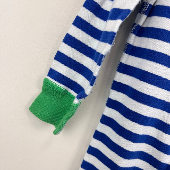 Hanna Andersson Blue Striped Pajamas 80 cm 18-24 Months