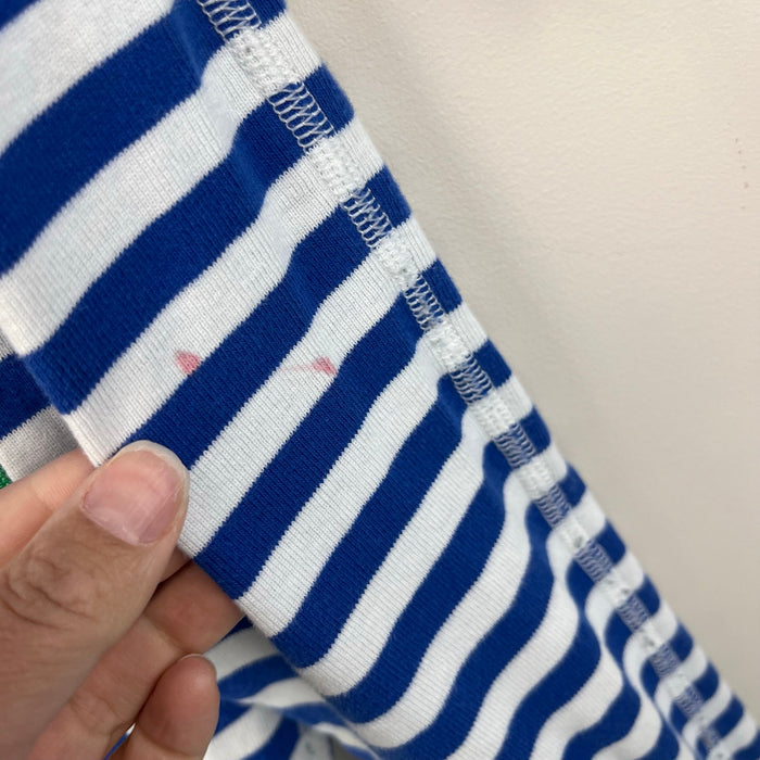 Hanna Andersson Blue Striped Pajamas 80 cm 18-24 Months