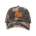 HIGH Camo Hat Front