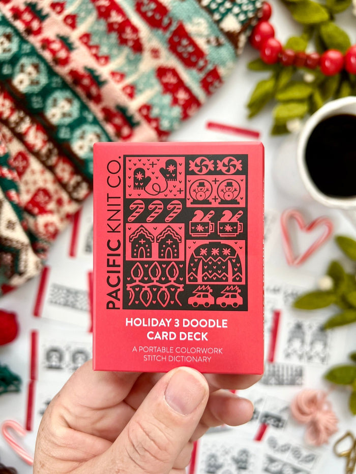 Pacific Knit Co. Holiday 3 Doodle Card Expansion Deck -  | Accessories at Michigan Fine Yarns