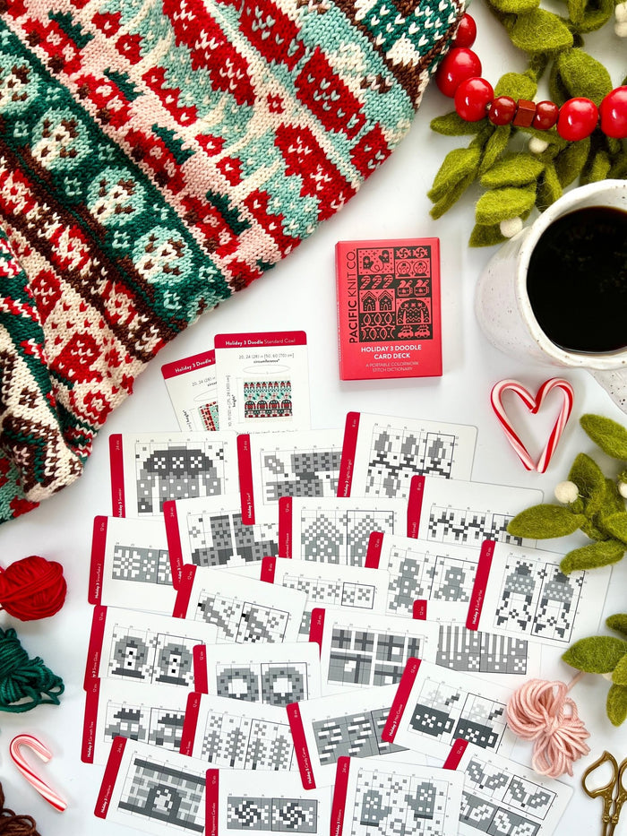 Pacific Knit Co. Holiday 3 Doodle Card Expansion Deck -  | Accessories at Michigan Fine Yarns