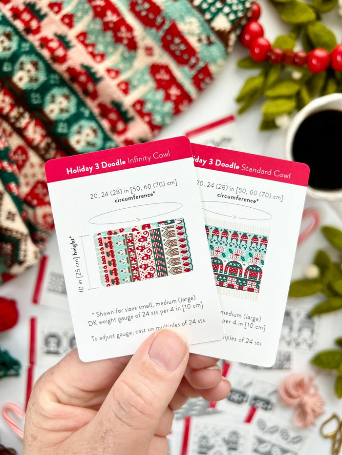 Pacific Knit Co. Holiday 3 Doodle Card Expansion Deck -  | Accessories at Michigan Fine Yarns