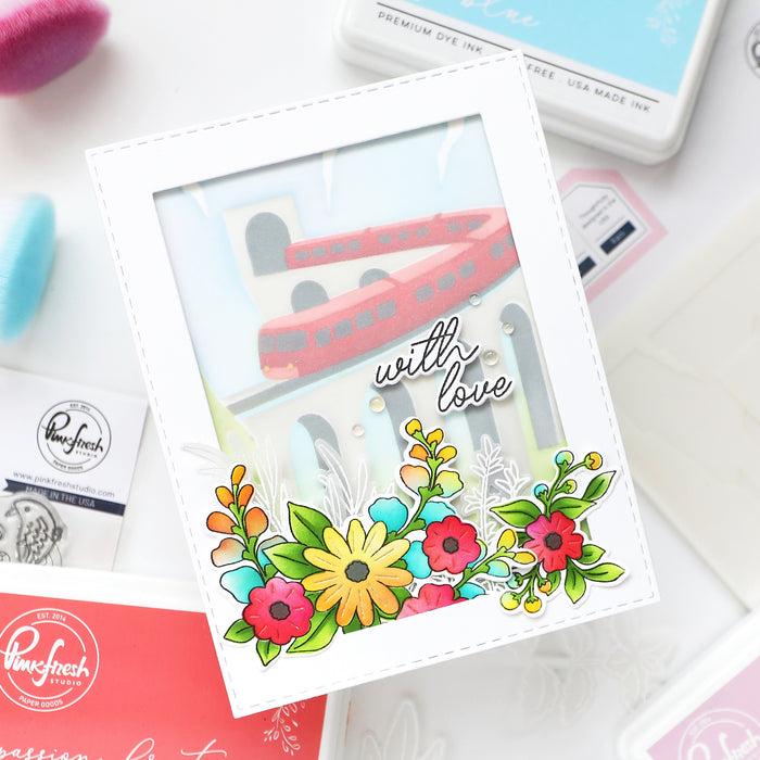 Holiday Express cling stamp