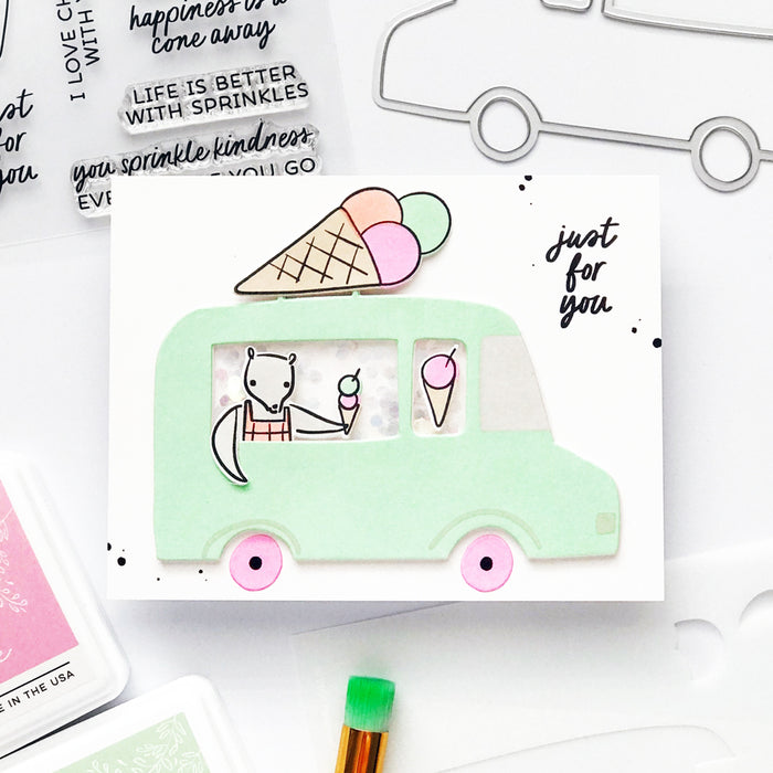 Ice Cream Truck stencil