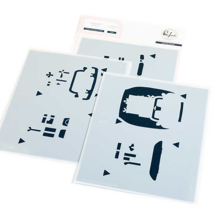 Lantern Landscapes: Joyride stencil