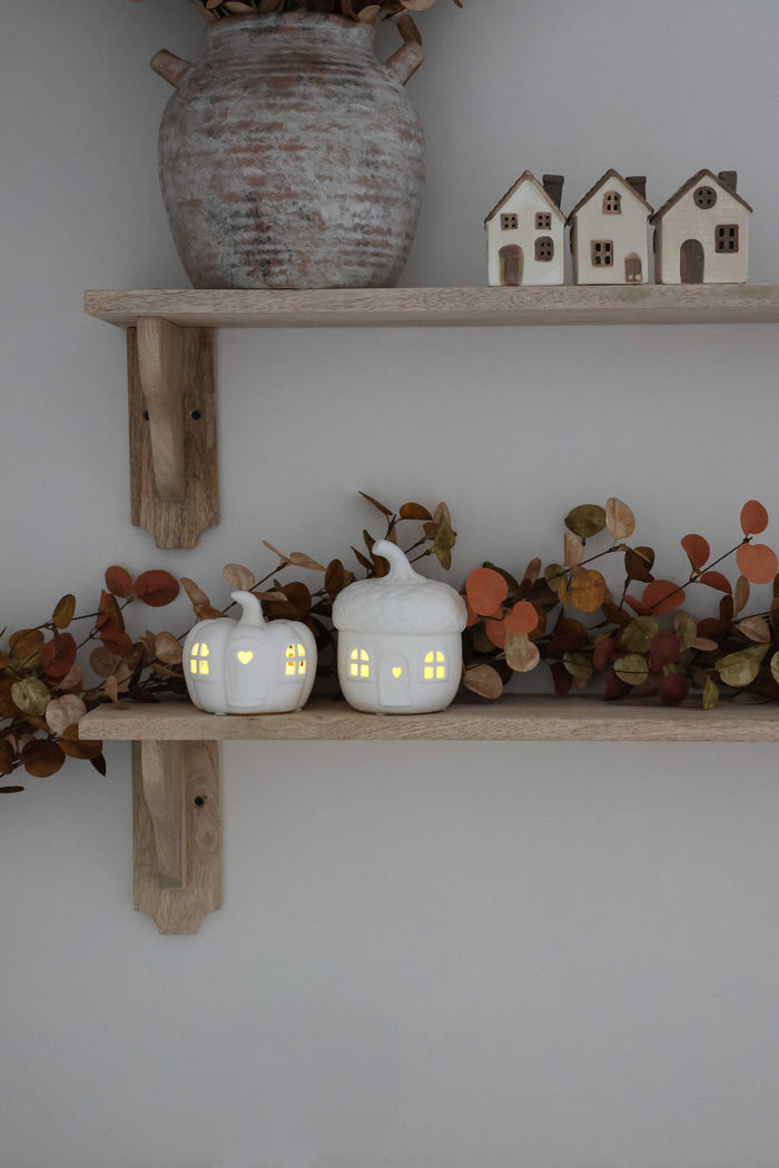LED Acorn & Pumpkin House - Bundle