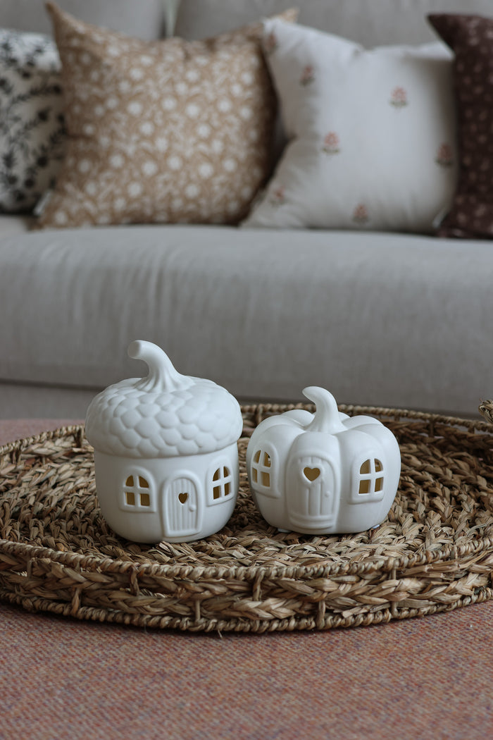 LED Acorn & Pumpkin House - Bundle