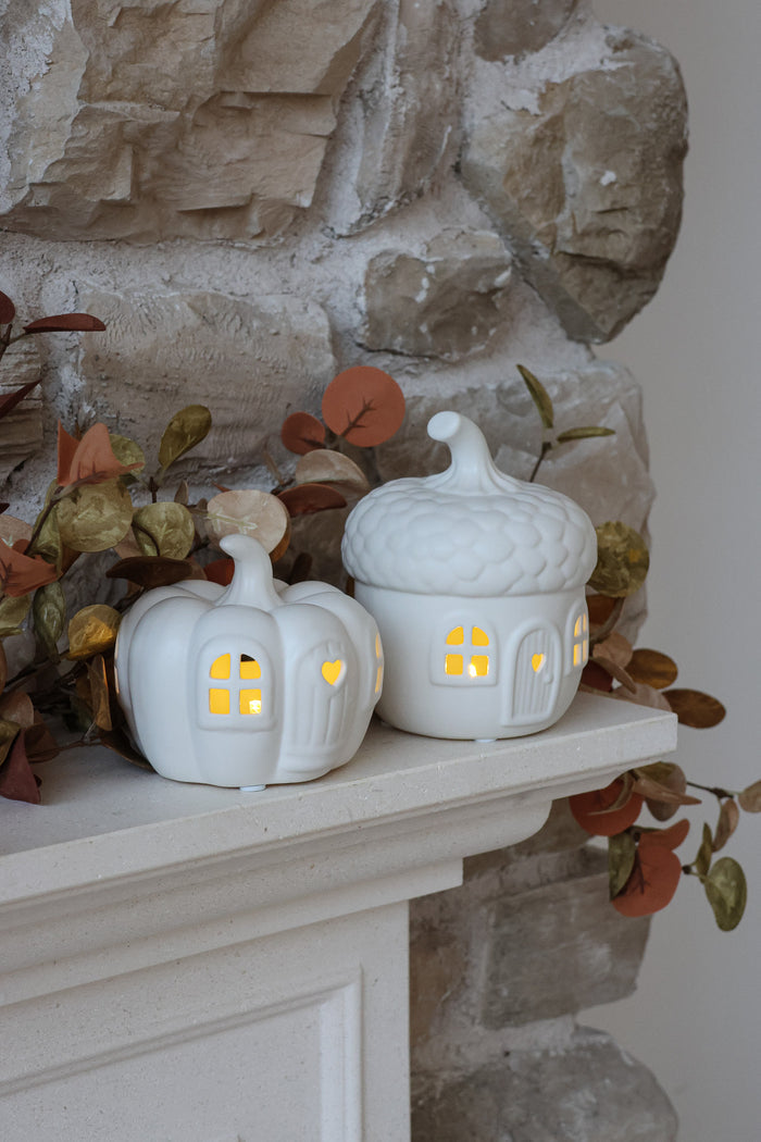 LED Acorn & Pumpkin House - Bundle