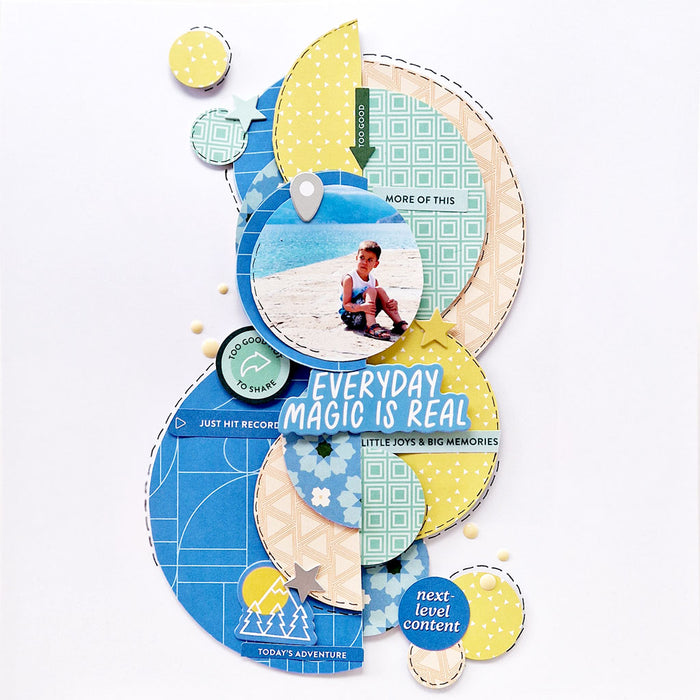 Legendary: Chipboard Phrase Stickers