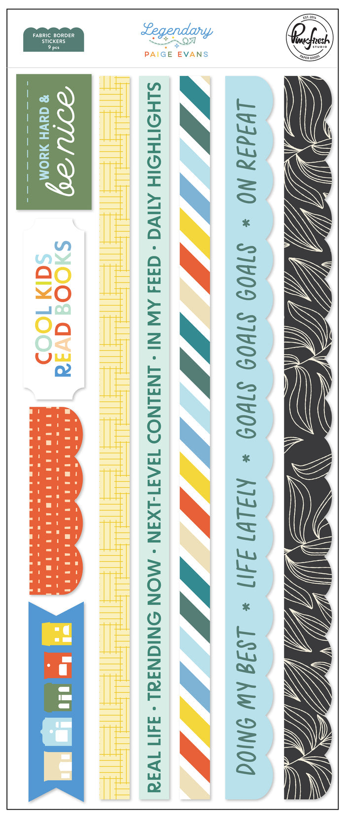 Legendary: Fabric Border Stickers