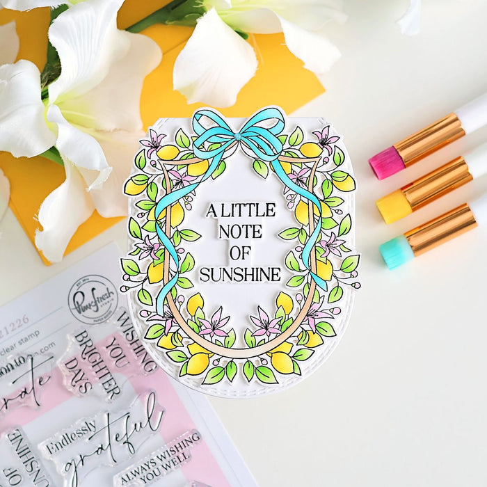 Lemon Blossom Crest stamp