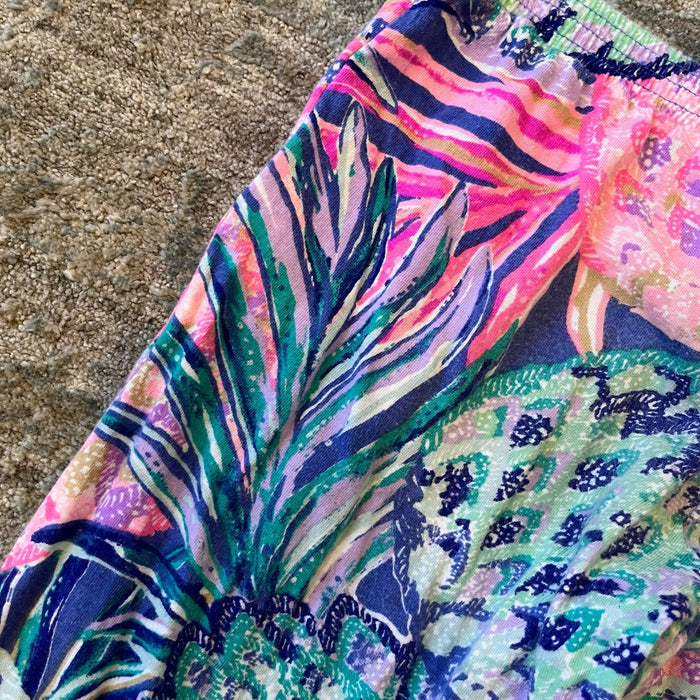 Lilly Pulitzer Girls Destan Pant Multi Gypset Paradise M 6-7