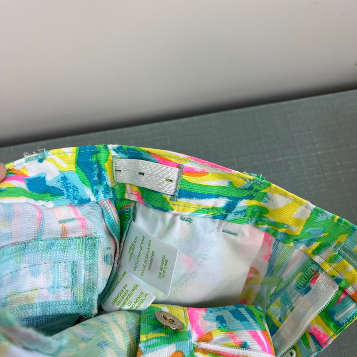 Lilly Pulitzer Mini Callahan Shorts Multi Sea Salt and Sun 7 NWOT