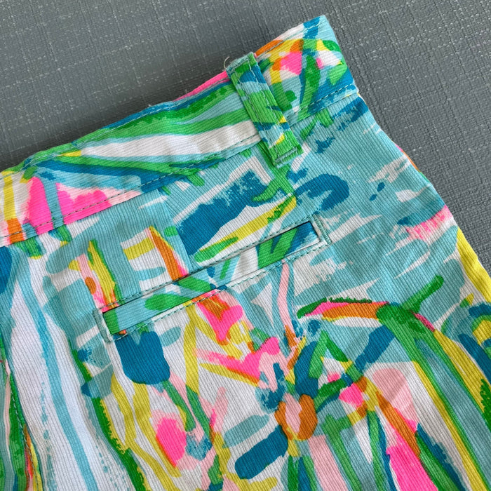 Lilly Pulitzer Mini Callahan Shorts Multi Sea Salt and Sun 7 NWOT