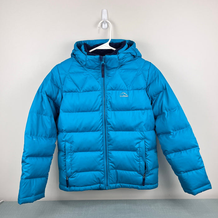 L.L. Bean Kids' Down Jacket Blue M 10/12