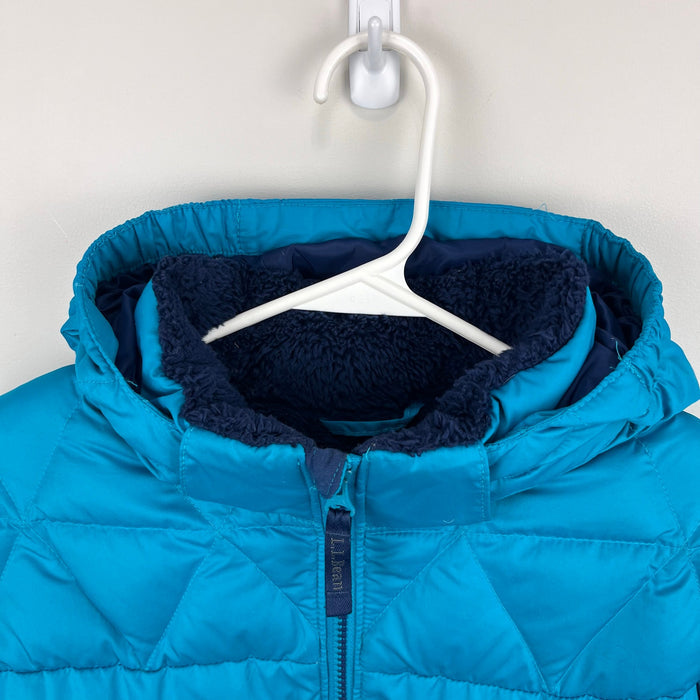 L.L. Bean Kids' Down Jacket Blue M 10/12