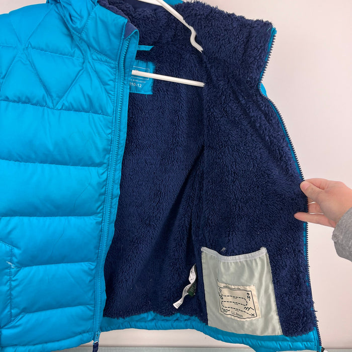 L.L. Bean Kids' Down Jacket Blue M 10/12