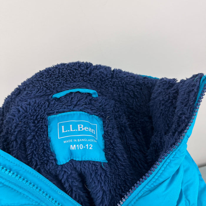 L.L. Bean Kids' Down Jacket Blue M 10/12