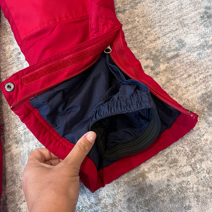 L.L. Bean Kids Insulated Snow Pants Red 10