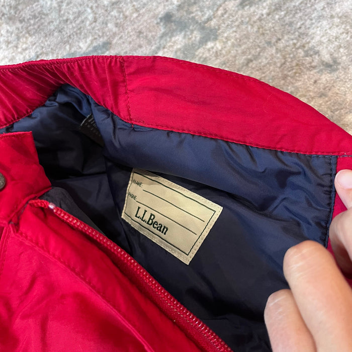 L.L. Bean Kids Insulated Snow Pants Red 10