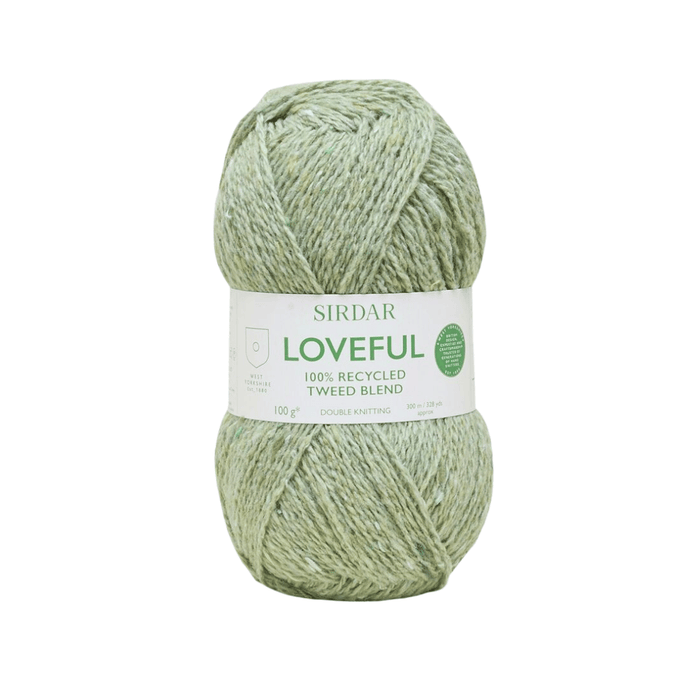 Sirdar Loveful Recycled Tweed - 204 - Fern | Yarn at Michigan Fine Yarns