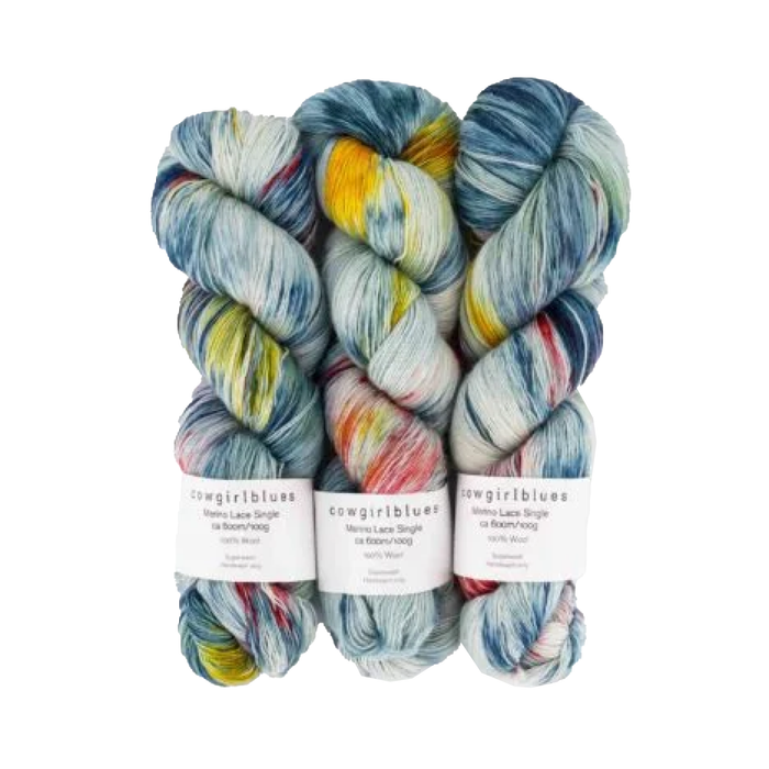 Cowgirlblues Merino Lace Multis -Cher  | Yarn at Michigan Fine Yarns