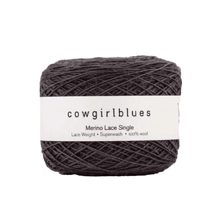 Cowgirlblues Merino Lace Single -Charcoal  | Yarn at Michigan Fine Yarns