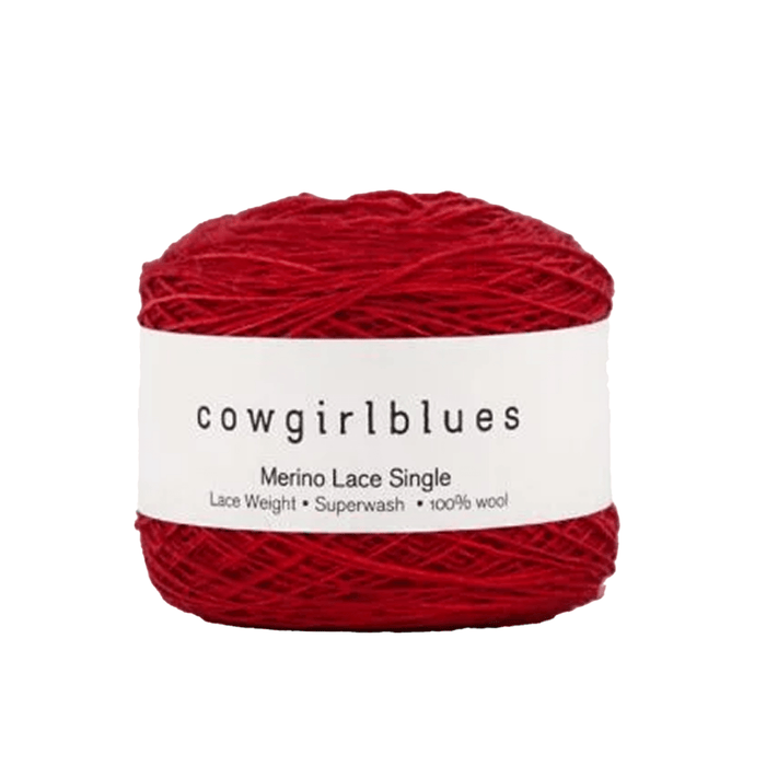 Cowgirlblues Merino Lace Single -Chilli Pepper  | Yarn at Michigan Fine Yarns